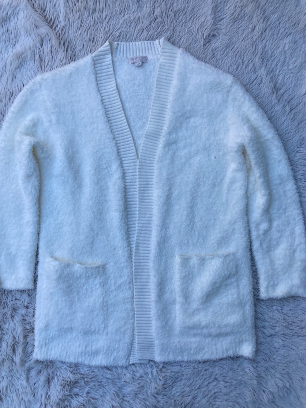 Barefoot Dreams Cozy Chic Open Front Cardigan Women’s Size Large